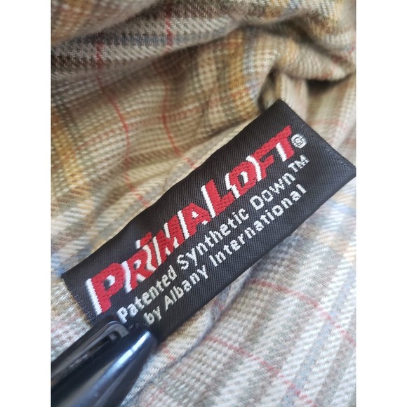 Vintage L.L. Bean Mens XXL Primaloft Flannel Lined Green Barn Chore Field Jacket - Picture 8 of 16